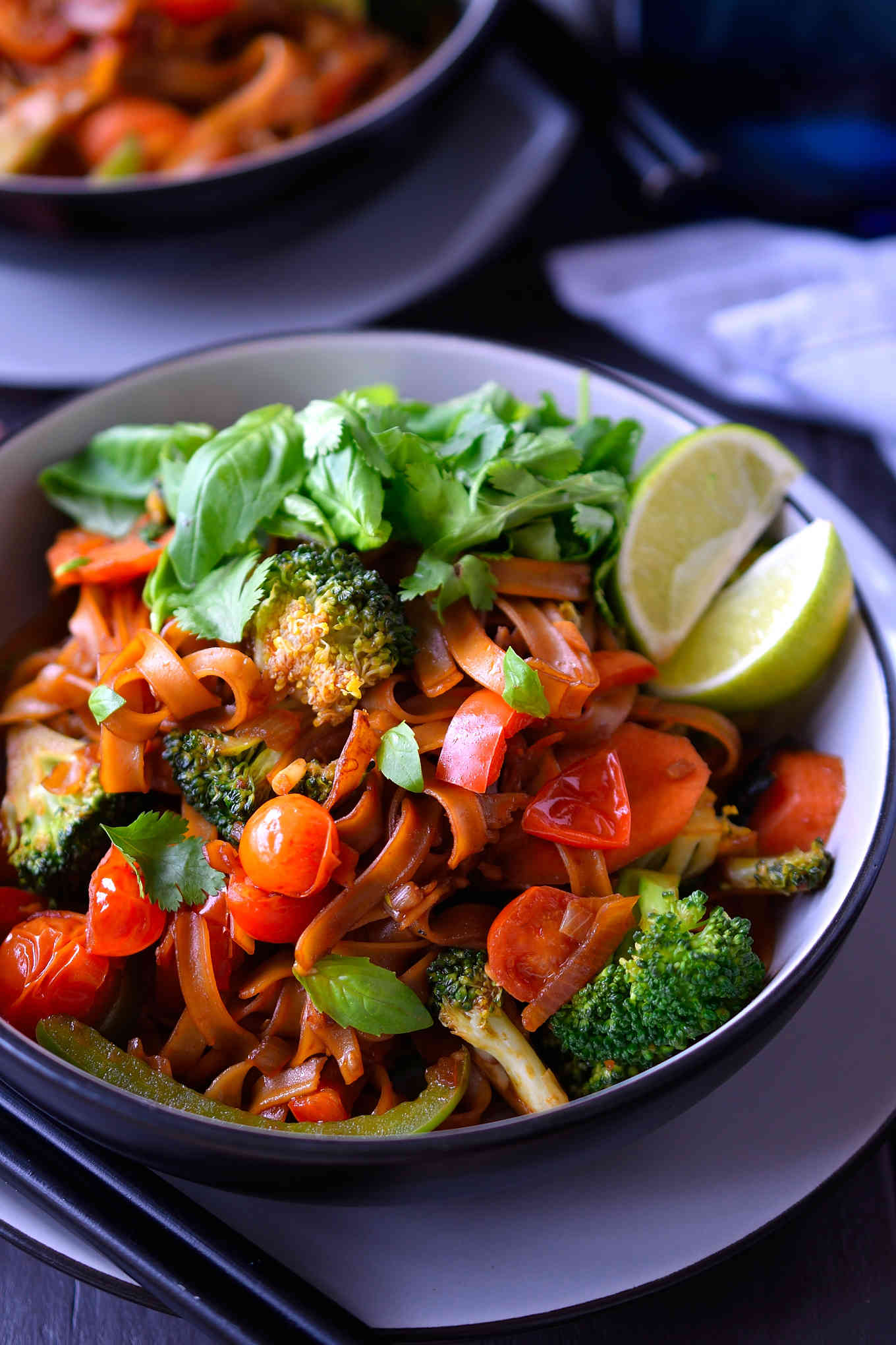Fideos Borrachos (Pad Kee Mao) Receta