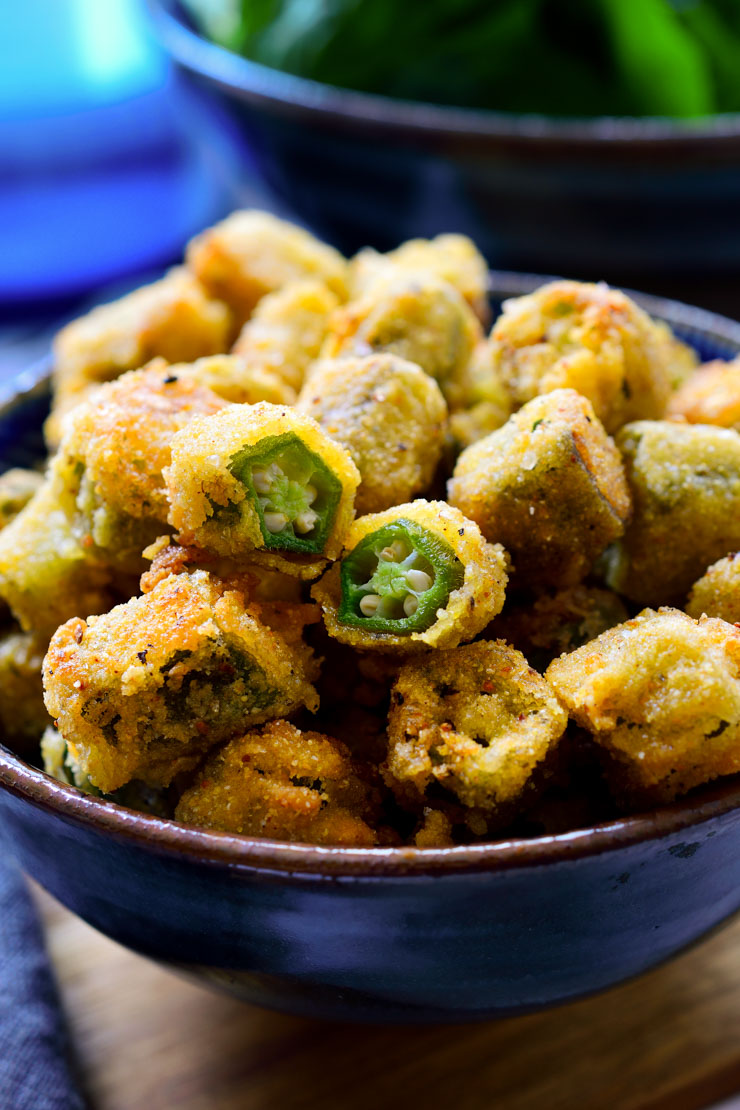 This vegan fried okra is simple to make and will convince any okra skeptic of just how good this vegetable can be!