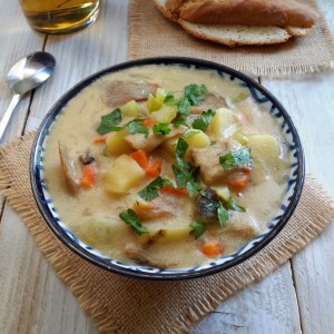Oyster Mushroom Chowder