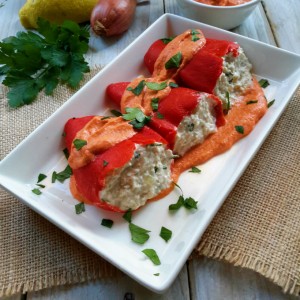 Vegan Stuffed Piquillo Peppers