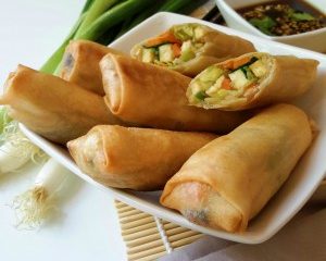 Vegetable Egg Rolls Cilantro And Citronella
