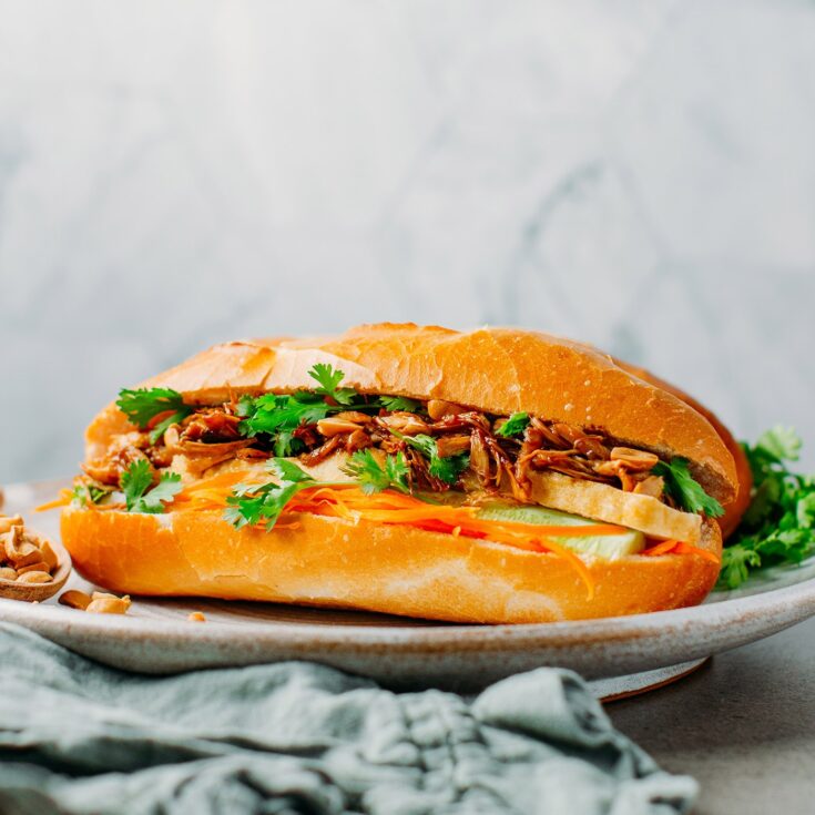 Image for Vegan Pulled Mushroom Banh Mi