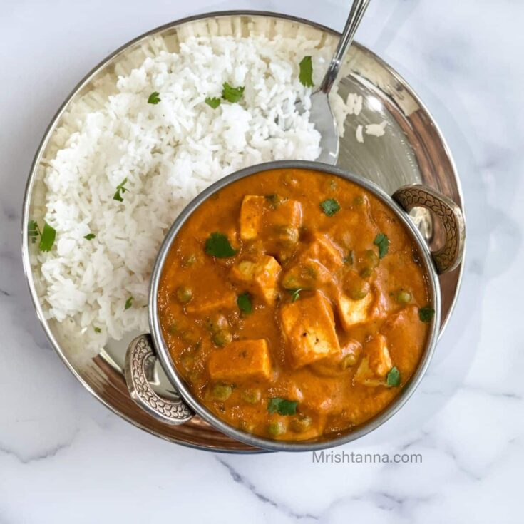Image for Vegan Matar Paneer
